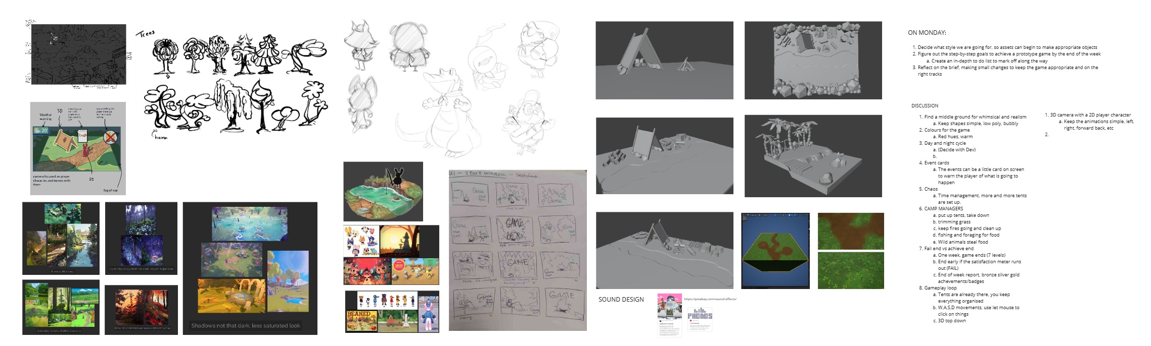 Frontier game jam - Concept and Asset artwork and models
