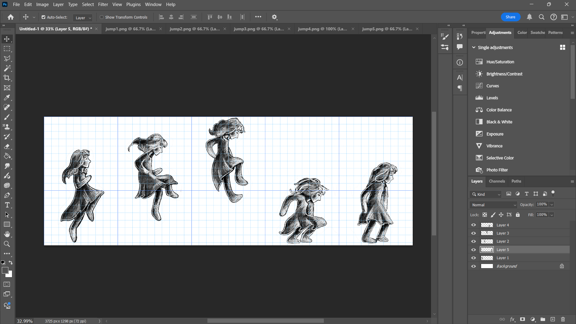 Jump animation